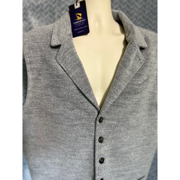 Giorgio di Mare Other - NWT Giorgio di Mare Sophisticated Grey Men’s Vest XXXL